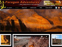 Tablet Screenshot of paragonadventure.com